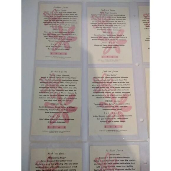 Barbie Trading Cards Lot Of 16 - Picture 7 of 10
